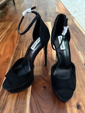 Steve Madden Keiko Suede Stiletto Platforms